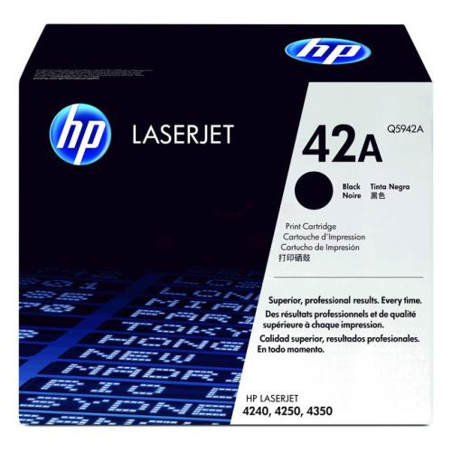 HP toner noir (Q5942A / 42A)