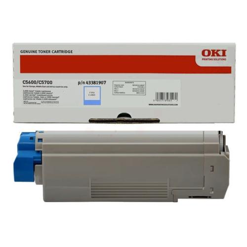 Oki toner cyan (43381907 /)