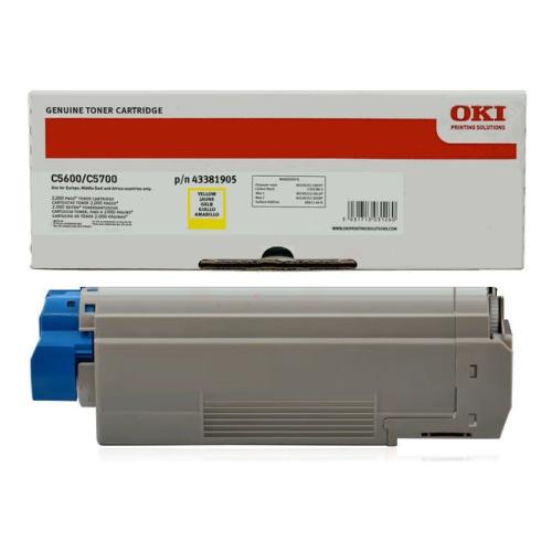 Oki toner jaune (43381905)