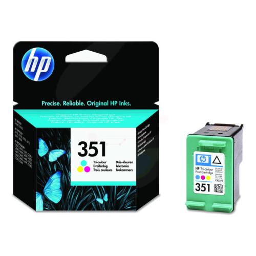 HP cartouche d'impression couleur (CB337EE / 351)