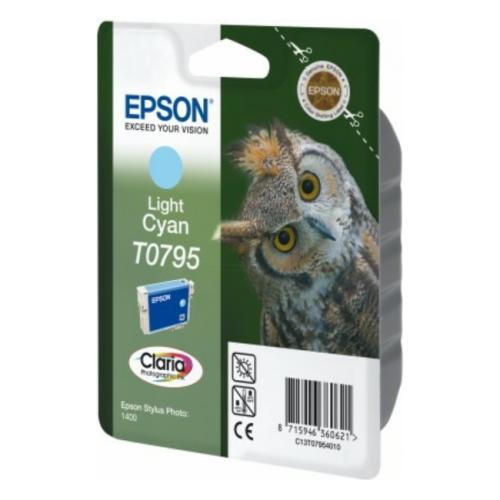 Epson cartouche d'impression photo cyan (C13T07954010 / T0795)