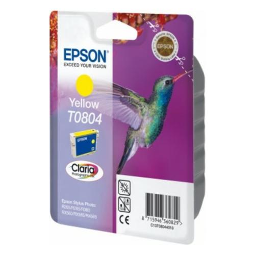 Epson cartouche d'impression jaune (C13T08044011 / T0804)