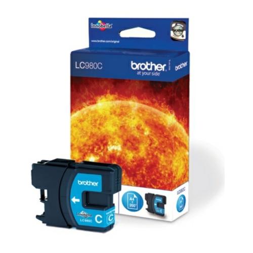 Brother cartouche d'impression cyan (LC980C)