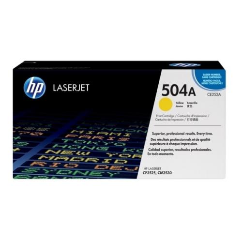 HP toner jaune (CE252A / 504A)