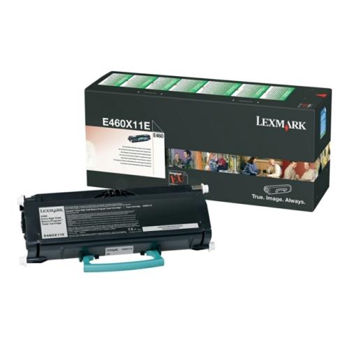 Lexmark toner noir (E460X11E / 0E460X11E) (Retour, grande capacité)