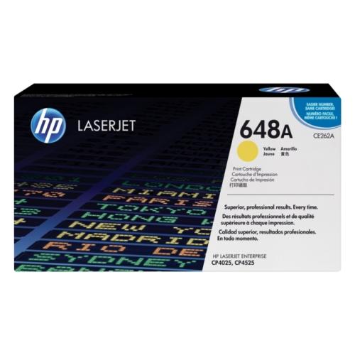 HP toner jaune (CE262A / 648A)