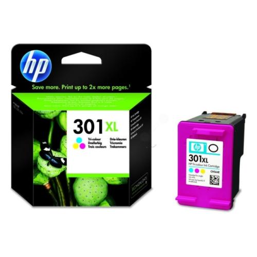 HP cartouche d'impression couleur (CH564EE / 301XL) (grande capacité)