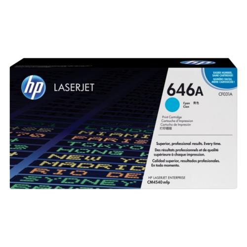 HP toner cyan (CF031A / 646A)