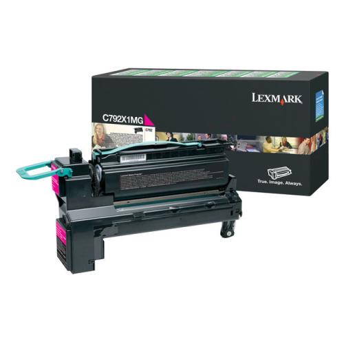 Lexmark toner magenta (C792X1MG / 0C792X1MG) (Retour, grande capacité)