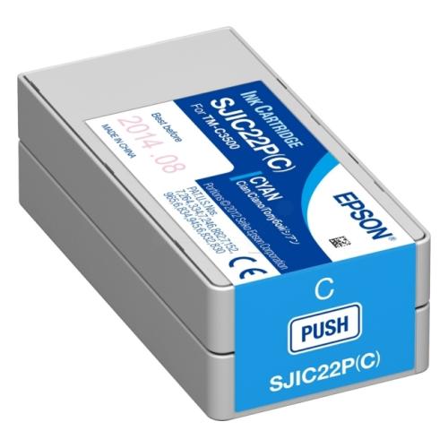 Epson cartouche d'impression cyan (C33S020602 / SJIC22P(C))