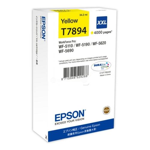 Epson cartouche d'impression jaune (C13T789440 / T7894XXL) (grande capacité)