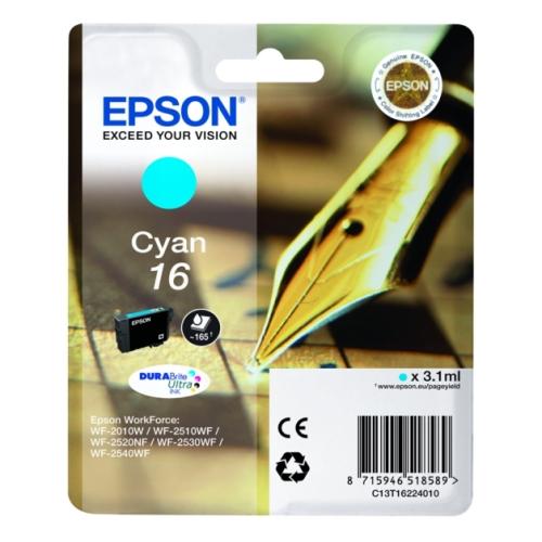 Epson cartouche d'impression cyan (C13T16224010 / 16)