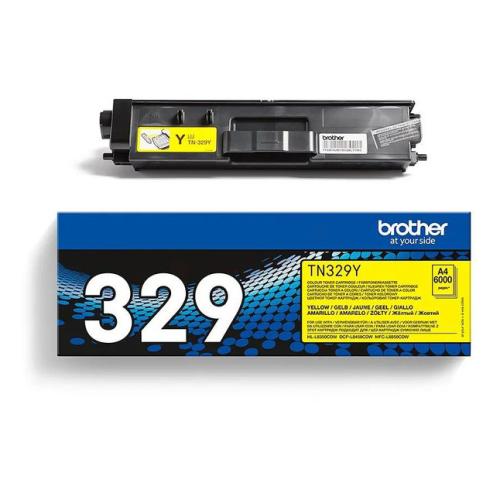 Brother toner jaune (TN329Y) (grande capacité)