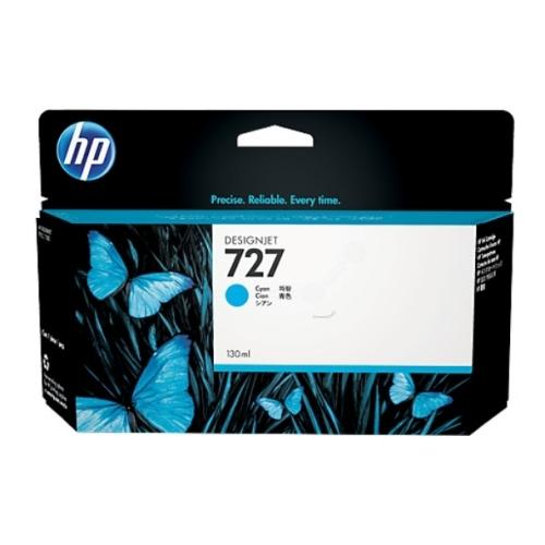 HP cartouche d'impression cyan (B3P19A / 727)