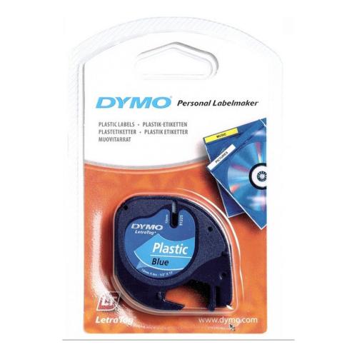 Dymo Ruban d'écriture LetraTag bleu (91205 / S0721650), 12mm