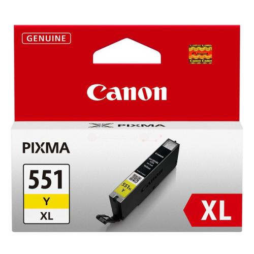 Canon cartouche d'impression jaune (6446B001 / CLI551YXL) (grande capacité)