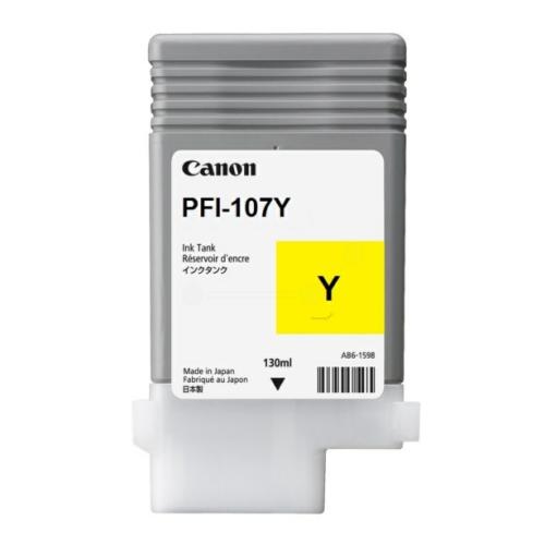 Canon cartouche d'impression jaune (6708B001 / PFI107Y)