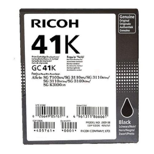 Ricoh cartouche d'impression noir (405761 / GC41K)