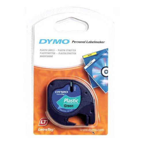 Dymo Ruban d'écriture LetraTag vert (91204 / S0721640), 12mm