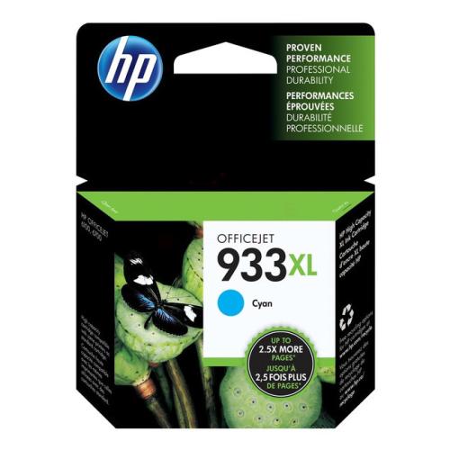 HP cartouche d'impression cyan (CN054AE / 933XL) (grande capacité)