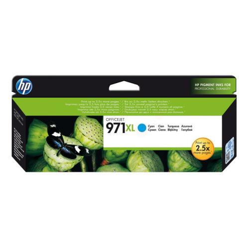 HP cartouche d'impression cyan (CN626AE / 971XL) (grande capacité)