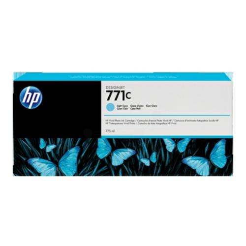 HP cartouche d'impression photo cyan (B6Y12A / 771C)