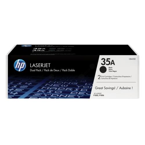 HP toner noir (CB435AD / 35A) (Double Pack)