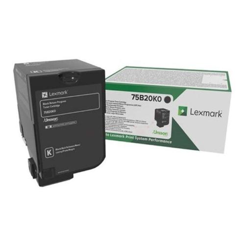 Lexmark toner noir (75B20K0 / 075B20K0) (Retour)