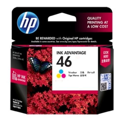 HP cartouche d'impression couleur (CZ638AE / 46)