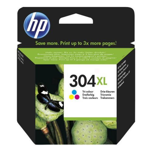 HP cartouche d'impression couleur (N9K07AE / 304XL) (grande capacité)