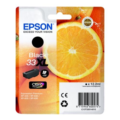 Epson cartouche d'impression noir (C13T33514012 / 33XL) (grande capacité)