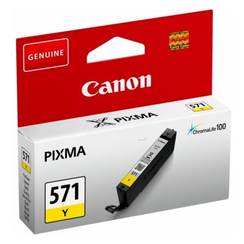 Canon cartouche d'impression jaune (0388C001 / CLI571Y)