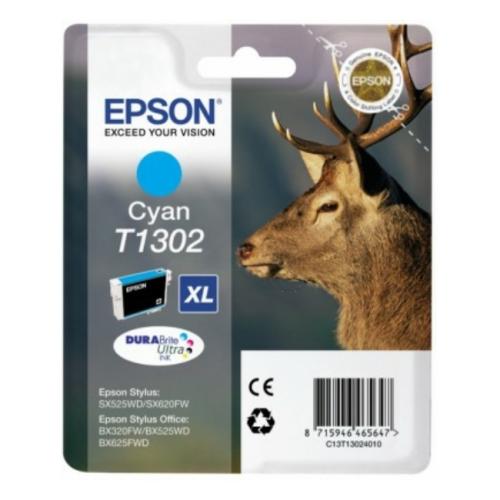 Epson cartouche d'impression cyan (C13T13024012 / T1302)