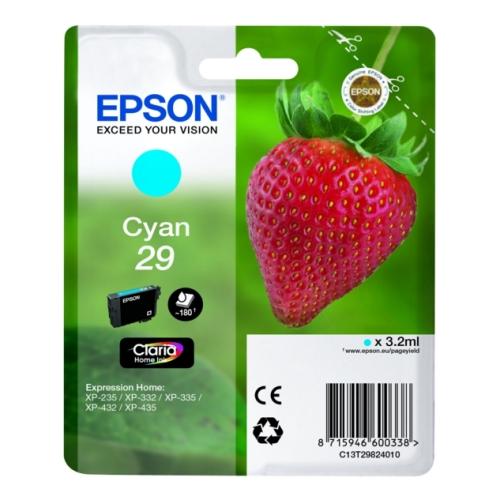 Epson cartouche d'impression cyan (C13T29824012 / 29)