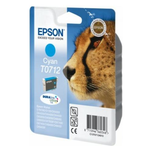 Epson cartouche d'impression cyan (C13T07124012 / T0712)