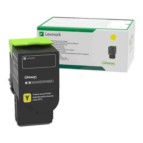 Lexmark toner jaune (78C2XY0 / 078C2XY0) (Retour, grande capacité)