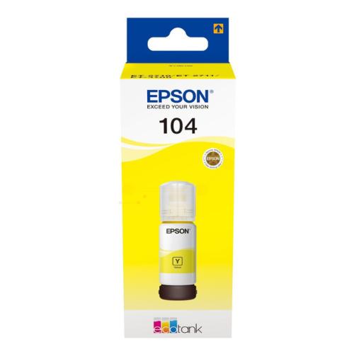 Epson cartouche d'impression jaune (C13T00P440 / 104)