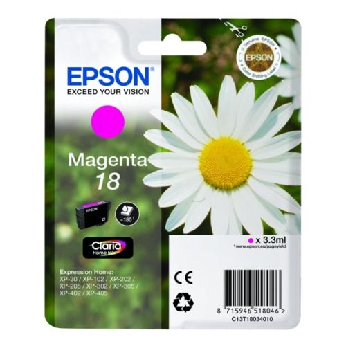 Epson cartouche d'impression magenta (C13T18034012 / 18)