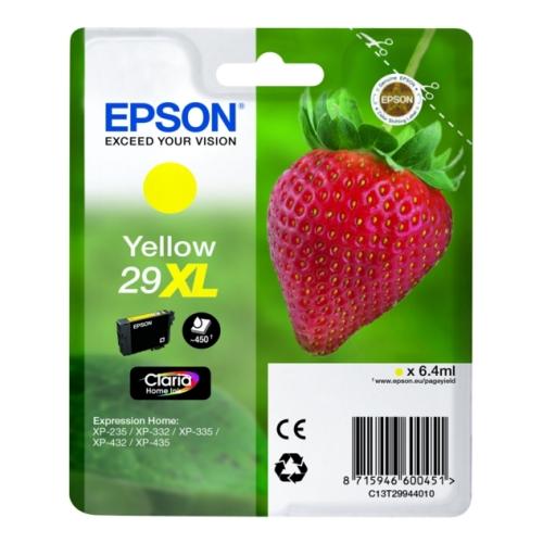 Epson cartouche d'impression jaune (C13T29944012 / 29XL) (grande capacité)