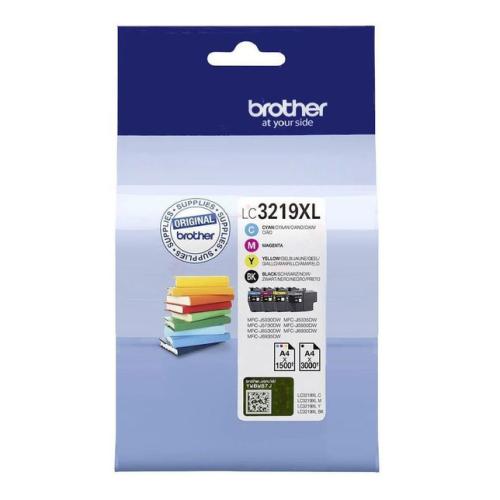 Brother cartouche d'impression noir / cyan / magenta / jaune (LC3219XLVALDR) (multipack)