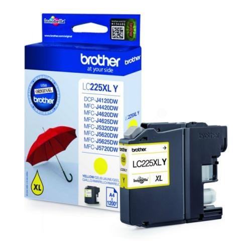 Brother cartouche d'impression jaune (LC225XLY)