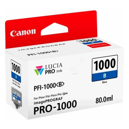 Canon cartouche d'impression bleu (0555C001 / PFI1000B)