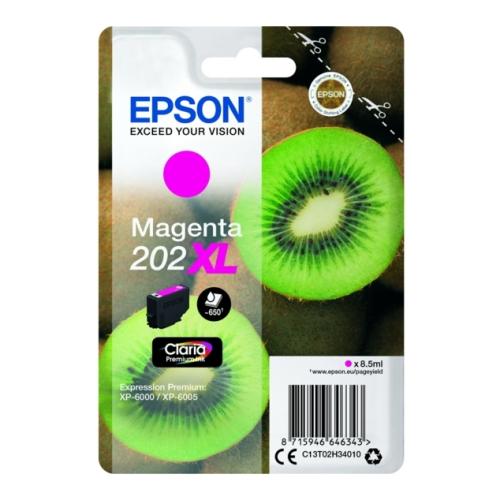 Epson cartouche d'impression magenta (C13T02H34010 / 202XL) (grande capacité)