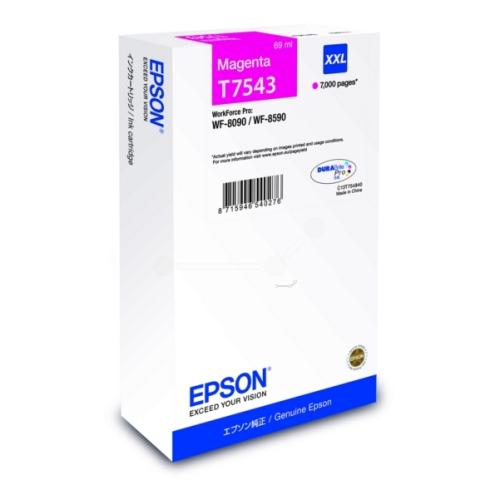 Epson cartouche d'impression magenta (C13T754340 / T7543) (grande capacité)