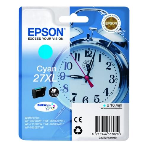 Epson cartouche d'impression cyan (C13T27124012 / 27XL) (grande capacité)