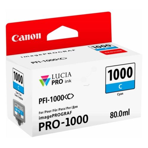 Canon cartouche d'impression cyan (0547C001 / PFI1000C)