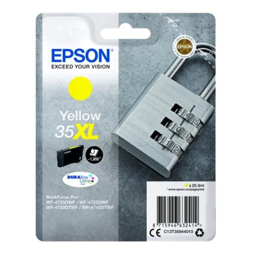 Epson cartouche d'impression jaune (C13T35944010 / 35XL) (grande capacité)