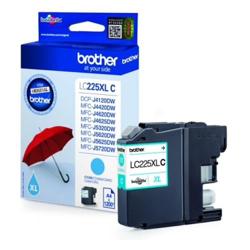 Brother cartouche d'impression cyan (LC225XLC)