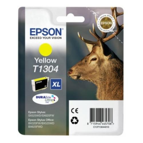 Epson cartouche d'impression jaune (C13T13044012 / T1304)