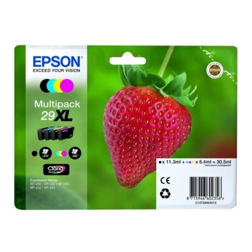 Epson cartouche d'impression noir / cyan / magenta / jaune (C13T29964012 / 29XL) (multipack, grande capacité)